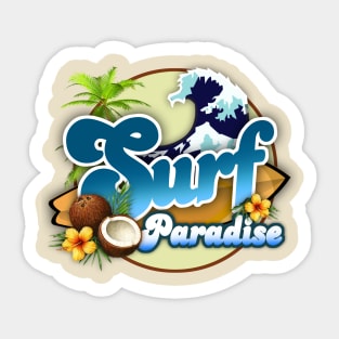 Surf Paradise Sticker